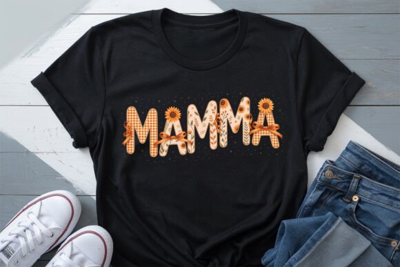 Cozy Autumn Mama T-Shirt PNG: A Must-Have Design for Fall Crafting and Apparel