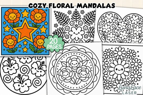 Cozy Floral Mandalas Coloring Page: A Creative Escape for Every Occasion