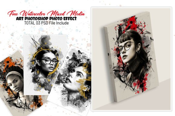 Fine Watercolor Mixed Media Art: Integrating Digital Creativity into Everyday Projects
