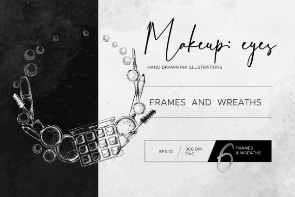 Makeup Cosmetics Eyes Frames & Wreaths