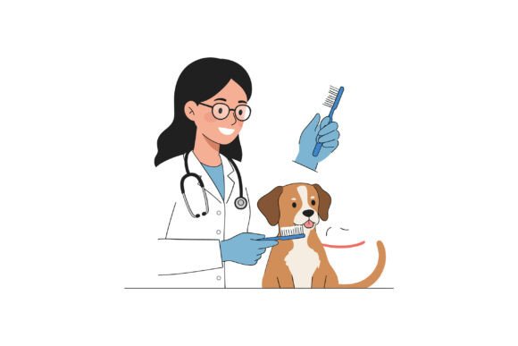 The Importance of Veterinarian Brushing a Dog's Fur with a Gentle Touch in Modern Pet Care