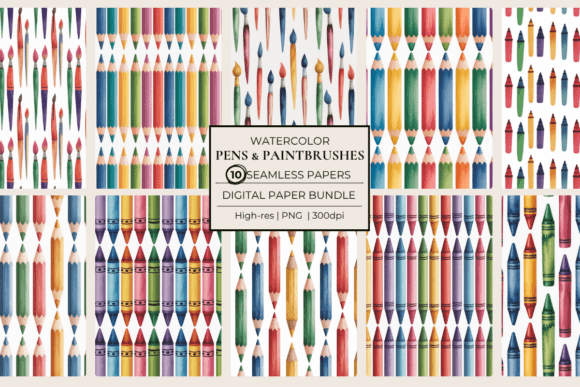 Watercolor Pens, Pencils & Paintbrushes: Creative Tools for Art Lovers